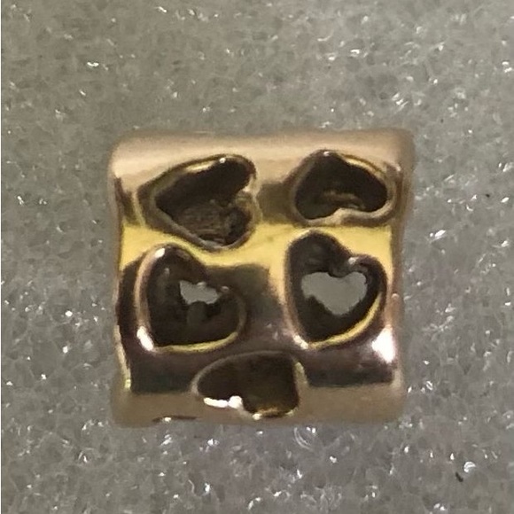 Pandora 14K Gold Tunnel of Love Charm - 750299. - Picture 5 of 5